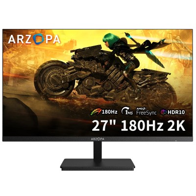 ARZOPA M1RC-27 inch 180Hz 2K QHD Gaming Monitor