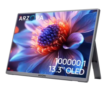 Arzopa A3C PRO 13.3 Inch OLED 1080P FHD Gaming Portable Monitor