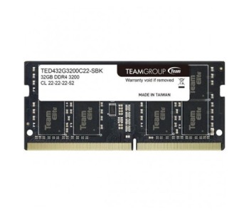 TEAM ELITE 32GB 3200MHz DDR4 LAPTOP RAM