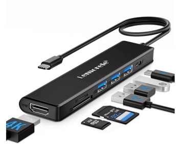 LEMORELE TC70 USB-C HUB MULTIPORT ADAPTER