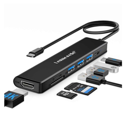 LEMORELE TC70 USB-C HUB MULTIPORT ADAPTER