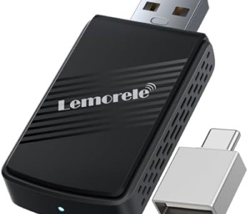 Lemorele P80 Mini Wireless CarPlay Adapter&Android Auto Adapter