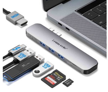 LEMORELE TC52 USB-C 7 IN -2- DOCK WITH 4K HDMI HUB