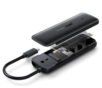 LEMORELE SD5 NVM M.2 10Gbps USB C SSD ENCLOSURE