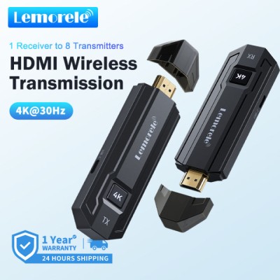 Lemorele P50 4K Wireless HDMI Transmitter and Receiver Kit HDMI Video Extender