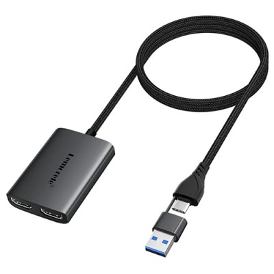 LEMORELE HD10 HDMI USB DUAL 4K ADAPTER