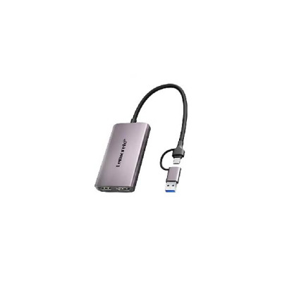 Lemorele AC02L 4K HDMI to USB C & USB 3.0 Adapter