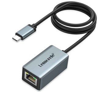 LEMORELE TC48 USB-C 1000MBPS ETHERNET ADAPTER