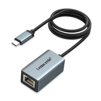 LEMORELE TC48 USB-C 1000MBPS ETHERNET ADAPTER