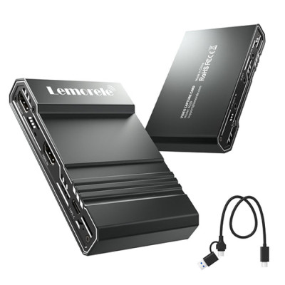 LEMORELE AC09 HDMI USB CAPTURE CARD OBS STREAMING & RECORDING