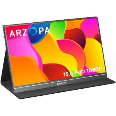 ARZOPA E1 15.6'' 1080P FHD HDR Eye Care Portable Monitor 