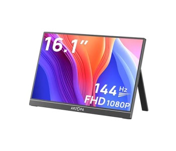 ARZOPA Z1FC 16.1"Display 144Hz FHD IPS Portable Gaming Monitor