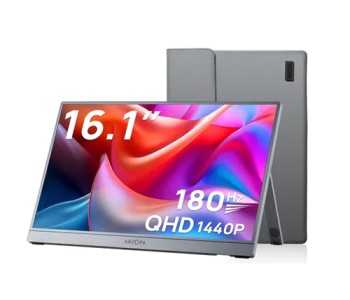 ARZOPA Z3FC 16.1" 2K QHD 180Hz IPS Portable Gaming Monitor