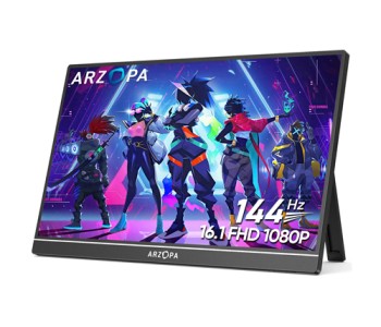 Arzopa Z1FC 144Hz Portable Gaming Monitor | 16.1" Screen