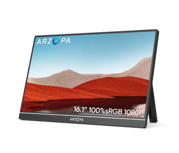 Arzopa Z1RC 2.5K Brilliant QHD 500nits 8bit Display Portable Monitor