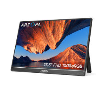 Arzopa A1M Portable Laptop Monitor | 1080P 17.3'' FHD IPS